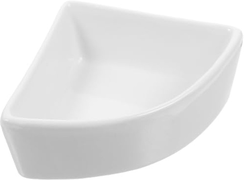 BESPORTBLE Toilette d'angle en céramique pour hamster et gamelle stable pour petits rongeurs - Gamelle d'eau pour cochon d'Inde, gamelle chinchilla blanche pour petits animaux