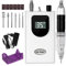 Ponceuse Pour Ongles 35000 RPM, AZ GOGO Lime a Ongle Electrique Professionnelle, Kit Manucure Pedicure Electrique Ongles Gel Avec 6 Embouts Ponçage, Portable & Rechargeable, pour Salon Maison