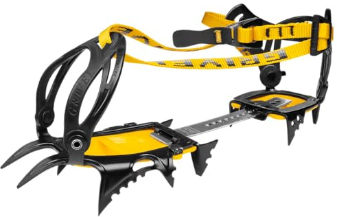 Grivel Air Tech 12-Point Mountaineering Crampons – Steel Ice & Mixed Terrain Crampon with Antibott, CE EN 893 Certified