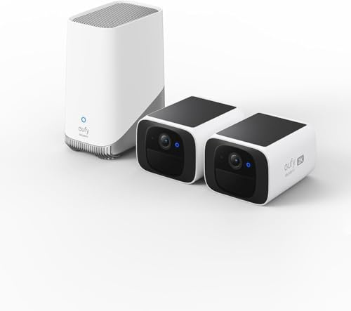 eufy Security Camara de vigilancia Exterior S220 SoloCam, 2K Solar