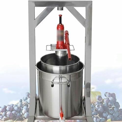 Prensa de frutas para vinificación y sidra, picadora resistente para manzanas, extractor de jugo duradero para uso doméstico