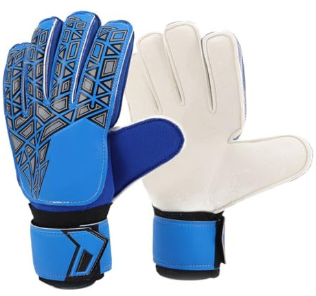 Guanti da portiere, antiscivolo, con protezione per il palmo della mano, per ragazzi, ragazze, ragazzi, uomini, per scuola, club, pratica, partite all'aperto