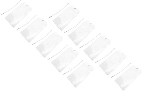 Yusat Kryssning bagageetikett hållare resväska bagagelapp väska reseetikett transparent PVC förseglad korthållare med rostfritt stål vajerring för kryssningsfartyg (silvertrådring)