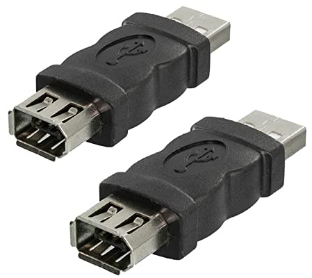 eightNice Firewire IEEE 1394 6 Pin Female to USB Male Adaptor Convertor(2pcs)