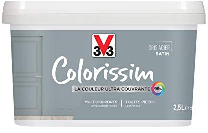 V33 - Pintura Colorissim satinada gris acero