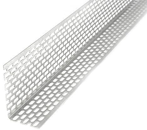 20x Équerre de Ventilation 2m x 30mm x 50mm Aluminium Argent, Aération Façade