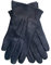 EEM Herren Lederhandschuhe, weiches italienisches Leder, weiches Fleecefutter, klassische Form, marine XL
