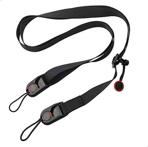 Correa de cámara Ajustable Correa para el Cuello de la cámara Cinturón Camera Correa de Hombro Vintage Soft Cuerda Larga Universal(Correa de cámara universal, ajustable en longitud de 48 a 152 cm)