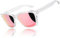 LINVO Sonnenbrille Damen Polarisiert UV400 Klassisch Eckig Sonnenbrille Verspiegelt für Fahren Angeln CAT 3 CE