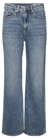VERO MODA dam Breda jeans Vmtessa Hr Wide Jeans Ra394 Ga Noos