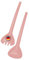 Westmark Couverts à salade/à servir, 2 pièces, Longueur : 26,6 cm, Plastique, Traditionnel, Couleur : rose, 2090227P