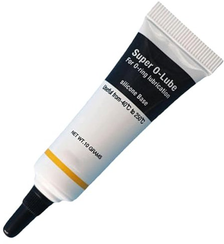 Generisch Grasa de silicona para juntas tóricas, juntas, lubricación de máquinas, aplicaciones sanitarias, equipos de buceo, sellador de válvulas, previene la corrosión, 10 g, tubo, 0,03 libras