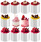 Yuragim Lot de 10 Pcs Cercle Patisserie en Acier Inoxydable 5 cm Diamètre 5 cm Haut, Emporte-pièces Ronds, Rond Moules à Tartelettes, Anneaux à Gâteaux, Moule à Mousse pour Dessert Gâteau Pâtisseri
