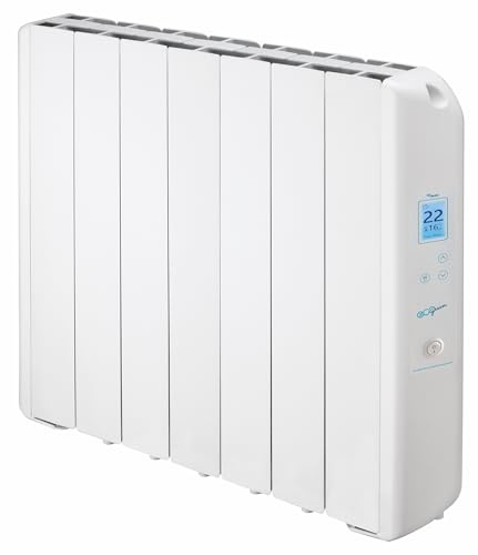 FARHO | Radiatore elettrico a inerzia fluida 770W | FARHO Eco Green WiFi 07 Elementi | Bianco | WiFi integrato | Basso consumo | Garanzia 20 anni