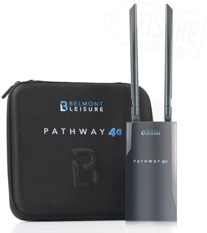 Belmont Leisure – Pathway 4G Router | Mobile WiFi Router with SIM Card Slot | Portable Caravan & Motorhome WiFi | 12V/24V/240V Plug-and-Play 4G Internet Hotspot & Access Point