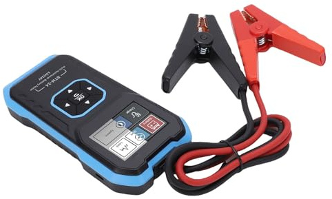 Bewinner Testeur de Batterie de Voiture 12 V 24 V, Analyseur de Batterie Automobile pour Diagnostic d'alternateur et de Démarreur, adapté pour Camion SUV RV Bateau Moto