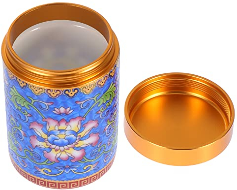 Cabilock Teedose Aromadose Kaffeedose Keramik Vorratsdosen mit Deckel Zuckerdose Salzdose Vorratsbehälter Vorratsgläser Kaffeebohnen Behälter Gewürzdosen Lebensmittel Dosen für Tee Kanister Müsli