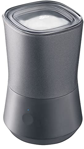 Tchibo elektrischer Milchaufschäumer, Antihaftbeschichtung, inkl. Rühr- und Aufschäumeinsatz, warmer und kalter Milchschaum, für Latte Macchiato, Cappuccino und Kakao, Anthrazit