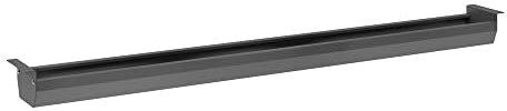 hjh OFFICE Kabelwanne Schreibtisch KC18 klappbar Metall Graphit