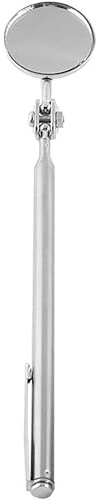 TKSE Specchio per ispezione telescopico, Specchio per ispezione telescopico per Auto Strumento Manuale per Lenti Rotonde di rilevamento Estensibile(Clip per Penna da 30 * 600 mm)