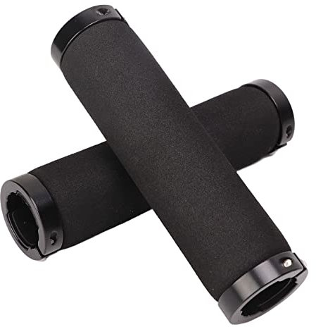 Manopole per Bici, in Alluminio Dual Lock su Antiscivolo Assorbimento degli Urti Manopole per Manubrio per Bici Ergonomico Comodo Manubrio per Bicicletta Manopole MTB in Spugna per BMX, Mountain