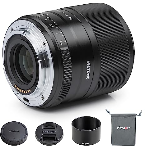 VILTROX 56mm F1.4 f/1.4 STM Autofokus Objektiv, große Blende, AF APC-S Portrait Prime Objektiv, kompatibel mit Canon EOS EF-M Mount spiegellose Kameras M10 M100 M200 M3 M5 M50 M6 M6 II