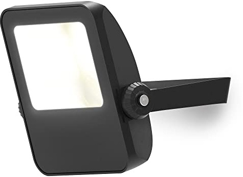 4lite Outdoor Floodlight (Black) 2400lm IP65 Rated LED Integrated 20W Flood Light - 4L2/1021-4Yr Guarantee