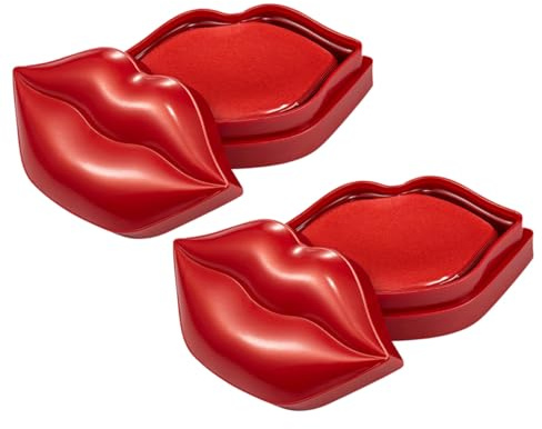 UKCOCO Mascarilla Labial Gel Hidratante Para Dormir 40 Unidades Para Labios Secos y Agrietados Cuidado Labial Extracto De Cereza Uso Diario Para Mujer