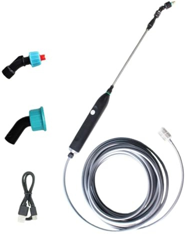 Spruzzatore Elettrico - Spruzzatore Per Tubo Da Giardino Ricaricabile | Bacchetta Per Irrigazione Design Con Ugelli Multipli, Per Prato, Verdure, Fiori, Fertilizzazione, Strumento Portatile