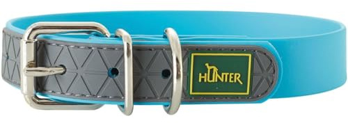HUNTER CONVENIENCE Hundehalsband, Kunststoffmaterial, 65 L-XL, türkis