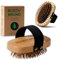 BUDDY BRUNO® Hundebürste Langhaar mit 100% Naturborsten, sensitive Fellbürste für die tägliche Fellpflege, Premium Striegel für Hunde & Katzenbürste, inkl. Bürstenreiniger, MADE IN DE