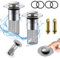 2 Stücke WaschbeckenstöPsel für 34-40mm Abfluss Ablauf,Universal Pop Up Abflusssieb Waschbecken,Abflussstopfen Waschbecken mit Haarsieb,Abflussstopfen füR Aufsatzwaschbecken