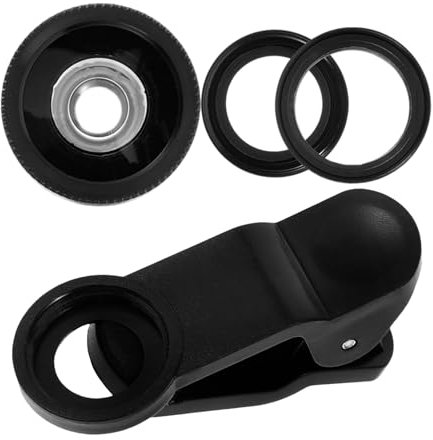 NUOBESTY Fischaugenobjektiv Für Handy Mit Makroobjektiv Und Weitwinkelobjektiv Kompatibel Mit Mobiltelefonen Leicht Zu Installieren Entfernen