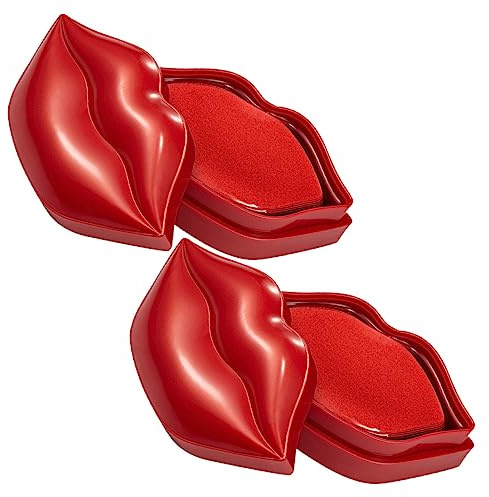 OFFIGAM Mascarilla Labial Hidratante Gel 40 Unidades Para Dormir Cuidado Labial Antifisuras Labios Secos Extracto De Cereza Uso Nocturno y Diurno