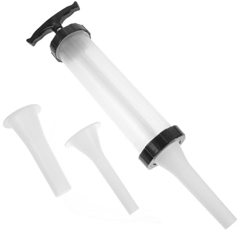 DECORNIJIA Kit Manual De Embutidora De Salchichas De Alimenticio Herramienta De Mano Ergonómica Para Relleno Casero De Carne Fácil Limpieza y Uso Seguro Cocina Doméstica