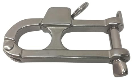 FP INOX Mousqueton INOX A4-316 Réglementaire pour Ski Nautique Charge 300kg Bateau