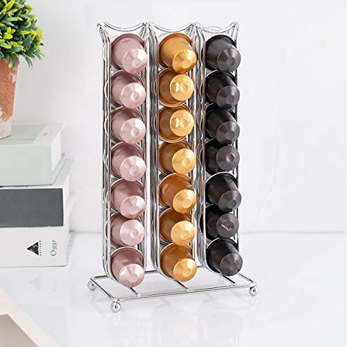 Porte-capsules de café pour 42 capsules de café Nespresso, distributeur de capsules de café, support de capsules de café, support de capsules de café, support de capsules de café, support de capsules