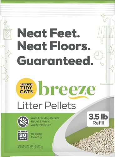 Tidy Cats Breeze Zeolite Pellet, 3.5 Pound (Pack of 1)