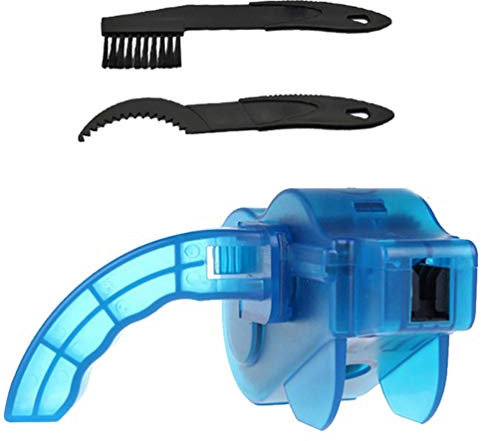 Angyu Fahrrad Kettenreinigungsgerät Set Fahrradkettenreiniger Reinigung Scrubber Pinsel-Werkzeug im Set für Gerät Reinigungsgerät (Stil 3,Set C(3 Pcs))