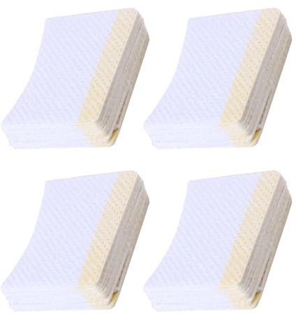 FRCOLOR 160pcs Cotton Eyelash Makeup Remover Pads Eyelash Pads Makeup Cleaning Pad Reusable Eye Makeup Removal Tools for Home and Salon Use