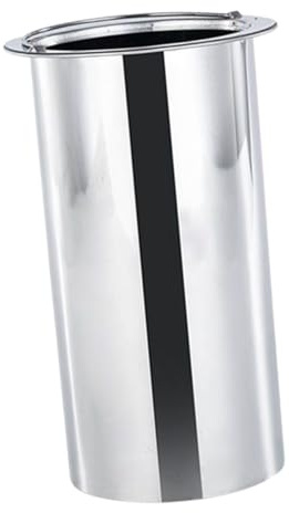 Levemolo Porta Spiedini in Metallo da 25 CM Secchio per Spiedini Barbecue in Acciaio Resistente Accessorio Riutilizzabile per Grigliate e Pentola Calda Design Compatto e Facile da