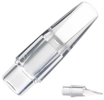 Transparentes Saxophon-Mundstück - Ersatzmundstück für Saxophon - Zubehör für Blasinstrumente | Für professionelle Anfänger und Lehrer