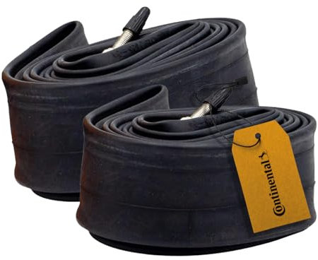 Continental MTB 29x1.75-2.5 / 47-622 -> 62-622 Inner Tubes - 42mm Presta Valve (Pack of 2 Tubes) (Bulk Packaging, 29x1.75-2.50)