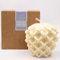 Vela de cera de soja perfumada hecha a mano en forma de cala - Velas naturales - Velas decorativa (Mediano, Blanco)