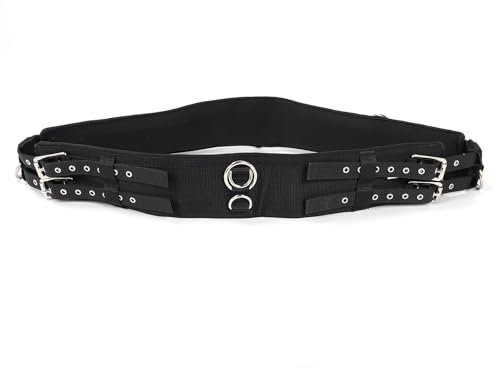 Jiawu Horse Lunge Strap, Adjustable Horse Training Girth, Breathable, Portable, Professional for Horse Conditioning (S)