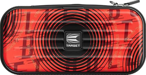 Target Darts Stephen Bunting Takoma Darttasche | Dart Wallet, Dart Tragetasche, Hält 3 komplett montierte Darts und Dart-Zubehör, Eva-Material gefertigter Dart Case