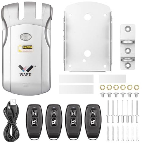 Wafu 019 cerradura de puerta cerradura inteligente cerraduras de Control remoto cerraduras electrónicas bluetooth cerraduras de puerta sin llave cerradura Dealbolt (Sin puerta de enlace)