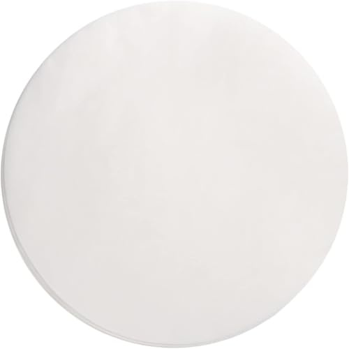 100PCS Cake Tin Liners - 6 Inch Round Baking Paper - Non Stick Parchment Circles for Cake Tins Air Fryer Springform Pan Tortilla Press - White