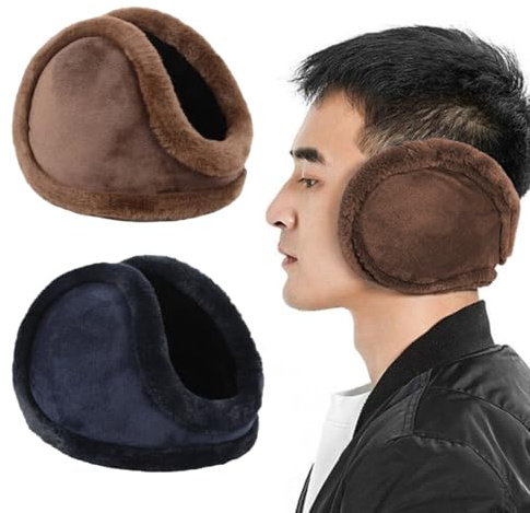 2 Orejeras Cálidas, Orejeras de Invierno, Calentadores de Orejeras Unisex, Calentadores de Orejeras de Invierno, Diademas, Orejeras para Clima Frío