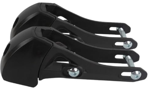 Healvian Frenos para Patines en Línea Aplicables 2 Piezas Bloque de Freno Negro Recambio para Patines de Adultos y Accesorios de Repuesto para Patinaje Seguro y Controlado